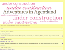 Tablet Screenshot of adventuresinagentland.com
